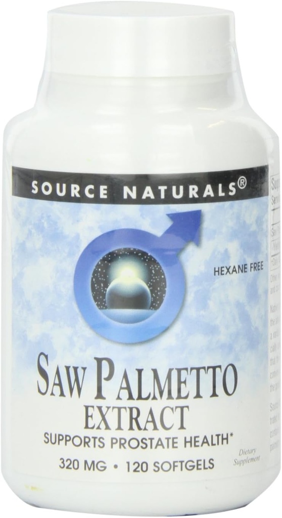 Source Naturals Saw Palmetto Extract 320 mg, 120 Softgels