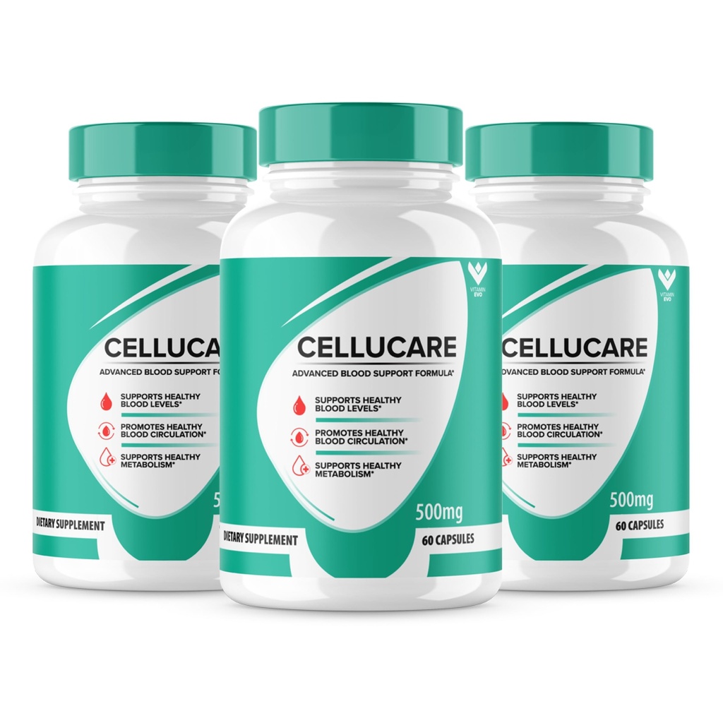 (3 Pack) Cellucare Advanced Blood Support Formula Supplement - Cellucare Blood Caps - Μέγιστη δύναμη, Cellucare All Natural treatment, Cellu Care Pills Blood Support Reviews (180 Caps)
