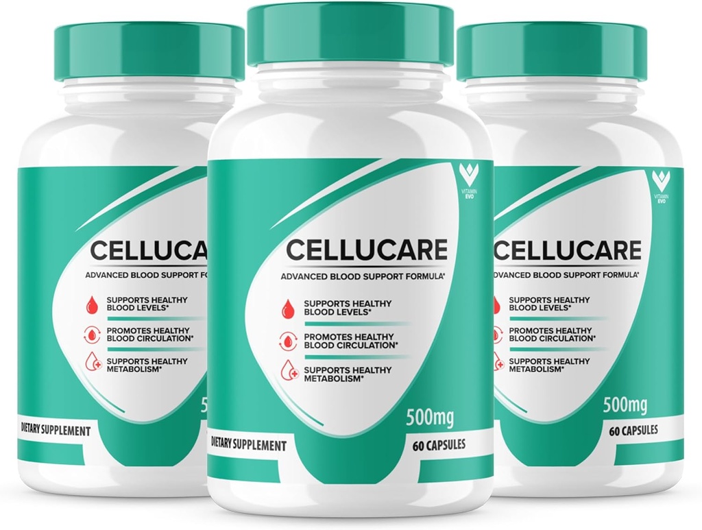 (3 Pack) Hücre Gelişmiş Kan Destek Formula Supplement - Hücre Kan Kapsülleri - En Güçlü, Hücresel Tüm Doğal Tedavi, Hücre Bakımı Pills Kan Destek İncelemeleri (180 Caps)