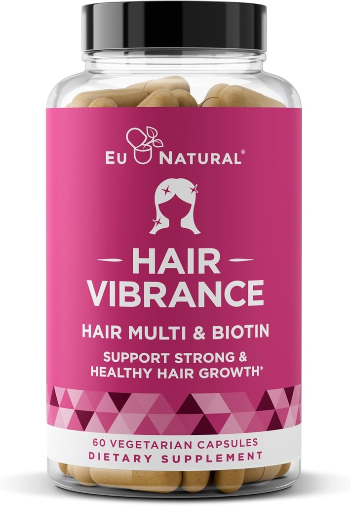 Kadınlar için Saç Büyüme Vitaminleri – Büyü Saç Daha Hızlı, Sağlıkcı ve Biyotin & OptiMSM'nin Güçlüleri – Destekler, Shinier Hair & Regrowth – 60 Vegetarian Soft Capsules