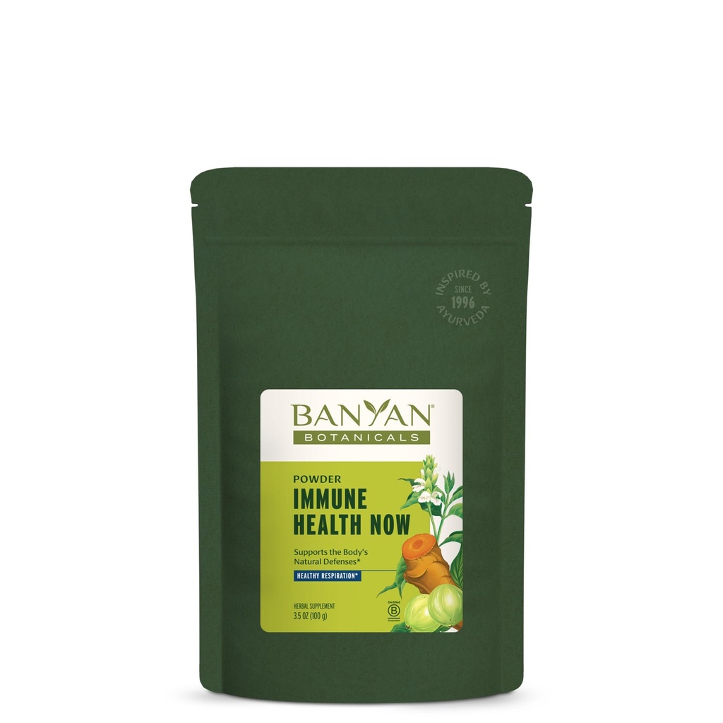 Banyan Botanikleri Immune Health Now – Organik Immune Supplement - Lungs için Tozlu Herbs, Respiratory & Immune System Support* – 3.5oz – GMO Sustainable Sourced Vegan