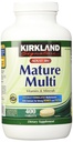 Kirkland Signature Yetişkinler, 50 artı Olgun Multi Vitamins & Minerals, 400-Count Tabletler