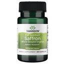 Swanson Full Spectrum Saffron (Kimle Ground Stigmas)-Herbal Supplement Doğal Mood Destek ve Stres Yönetimi - Organik İspanyol Saffron Supplement-(60 Veggie Capsules, 15mg Her)