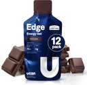UCAN Edge Energy Gel Shots, Chocolate (12, 2 Ounce Packets) for Run, Education, Workouts, Fitness, Bisiklet, Crossfit | Sugar-Free, Vegan, & Keto Friendly Energy