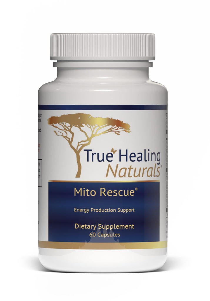 Gerçek şifa Doğalları - Mito Kurtarma, Mitochondrial Support Supplements, 60 Vegetarian Capsules