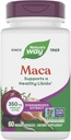 Nature's Way Maca Standardized Extract, Supports a Health Libido*, Standardized to 0.6% Glucosinolates, Non-GMO Projesi Doğrulandı, 60 Vegan Capsules (Pazar Mayıs Vary)