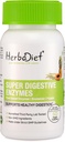 Herbadiet Digestive Enzyme Supplements | Bromelain & Papain Extract 500 mg Capsules | Proteolytic Enzymes with Lipase Lactase Amylase (60 Capsules)