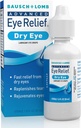 Bausch & Lomb Advanced Eye Relief, Lubricant Οφθαλμικές σταγόνες για ξηρό μάτι, Ενυδατική & Καταπραϋντική, Replenishes Δάκρυα για γρήγορη & μακράς διάρκειας ανακούφιση, 1 Fl Oz (Pack of 3)