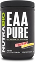 NutraBio – EAA Pure – 9 Amino Asits – Kas Onarım ve Kurtarma, 30 Hizmet, Strawberry Lemon Bomb – Pre or Post Workout – All Day Recovery