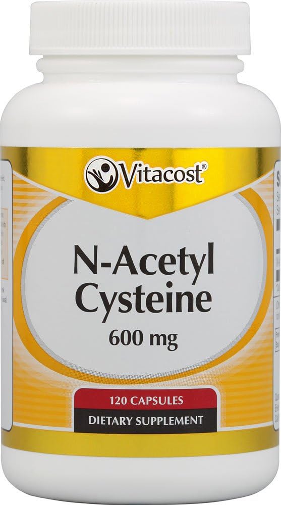 Vitacost N-Acetyl Cysteine (NAC) - 600 mg - 120 Capsules