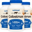 Nutricost Colostrum 1000 mg, 120 Caps, 60 Servisler (3 Şişeler)