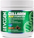 Evogen Collagen Plus Hydration - Grass-Fed Collagen for Women & Men | Collagen, Toz | Collagen Toz Destekleme Skin Vitality, Hydration, Ortak & Tound Health | Chocolate | 30 Hizmet