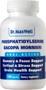 Φωσφατιδυλσερίνη & Bacopa Monnieri, Καλύτερα από τον Καθένα Μόνο. Συμπλήρωμα φωσφατιδυλσερίνης 300mg, χωρίς πληρωτικά, χωρίς σόγια, 2in1, 120 κάψουλες. Υποστήριξη μνήμης