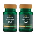 Swanson En Güçlü Vitamin K2 (Menaquinone-7)-Vitamin Supplement Supporting Cardiovascular ve Bone Health- Made from Japanese Natto to help Regulatedis (30 Softgels, 200mcg each) (2 Pack)