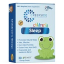 Creekside Naturals Children's Sleep, Melatonin ve Chamomile, Zero Sugar, Vegan, Pediatrik Formula, Orange Dream Flavor, 30 EZ Melt Tabletleri