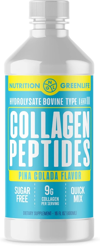 Collagen Hydro Hydrolyzed Liquid Mechanic 9000 mg Saç, Skin, Nail Health Supplement Sugar Free
