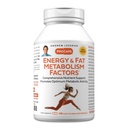 ANDREW LESSMAN Enerji ve Fat Metabolism Faktörleri 180 Capsules - Carnitine, Green Tea, Guarana, Ginseng, B-Complex ile Optimum Fat Yanağı ve Enerji Metabolism'ı teşvik eder. Swallow Capsules kolay
