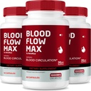 NutraRize (Pack of 3 Blood Flow Max Capsules, Advanced Blood Support Formula, Maximum Strength Supplement for Healthy Blood Circulation, All Natural Pills for Συνολική Υγεία, Κριτικές (180 Κάψουλες)