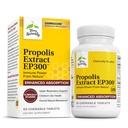 Terry Φυσικά Propolis Extract EP300 - Συμπλήρωμα υποστήριξης του ανώτερου αναπνευστικού και ανοσοποιητικού συστήματος - Μη ΓΤΟ με Bee Propolis Extract - Συμπλήρωμα για παιδιά και ενήλικες - 60 Μασώμενα δισκία
