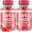 Kilo kaybı için 2 Chemfit Gelişmiş Formula Paketi - Premium Keto ACV Formula, Doğal Bir İndükü + ACV A Gummy, Original Keto Gomitas (120 Gummies)
