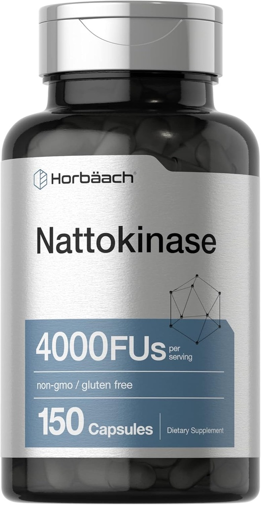 Horbäach Nattokinase συμπλήρωμα 4000 FU 