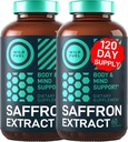 WILD FUEL Pure Saffron Extract Antioksis Supplement - Eye Health, Energy and Mood Support Happy Saffron - 0.3% Safranal 88.5 mg Supplements -120 Day Gluten-Free, Non-GMO Vegan Saffron Capsules