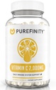 PUREFIN Vitamin C 2000 mg Capsules - Çift Güç, Yüksek Abhidrasyon Tamam, Güçlü Antioksit Özellikleri, 120 Capsules (1 Ay Supply)