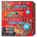 MAMMOTH Protein Bar, Chocolate Peanut Butter Crunch, 25g Protein, Low Sugar, Low Carb, Gluten Free, 12 x 65g (12) (Chotezar Peanut Butter Crunch) (12 Kont, Chocolate Caramel Crunch)