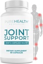 PUREHEALTHTH Joint Support NEM Eggshell Membran with Boswellia Extract, Kalsiyum & Turmeric, 60 Capsules