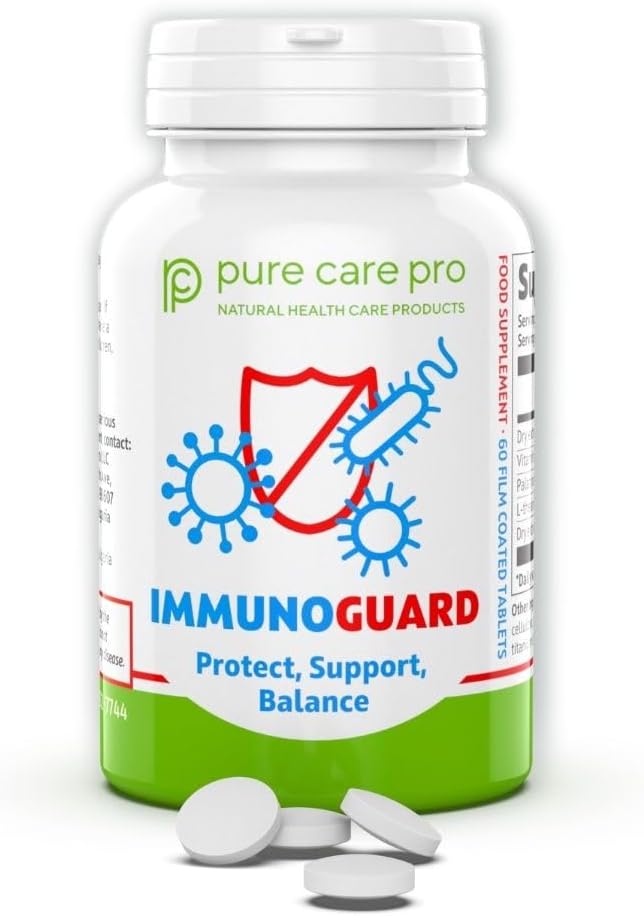 Immunoguard Herbal Supplement, Güçlü Immune Sistem Desteği için, 60 Tablet