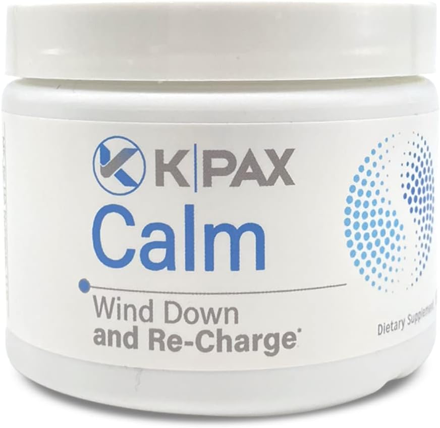 KPAX Calm Magnezyum Glycinate Supplement, GABA ve Valerian Extract Supports a Balanced Mood – 60 Tabletler