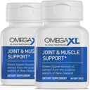 OmegaXL Ortak Destek Tamam - Doğal Kas Desteği, Green Lipped Mussel Oil, Soft Gel Pills, Drug-Free, 60 Count (2 Pack)