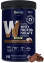 Biochem 100% Whey Sugar-Free Chocolate 20g, 12.5oz, sertifikalı Vejetaryen, sertifikalı Gluten Free, sertifikalı Non-GMO Tested, Keto Friendly, Grass-Fed