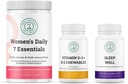 Kadınlar Daily 7 Essentials, D3 + K2 Chewables & Sleep Well Sche