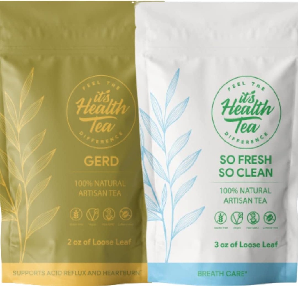 Digestive + Breath Care Sche: Tea for GERD/Acid Reflux / Heartburn Aid with Breath Care From The Inside Out