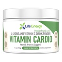 Yüksek Dosed 2000 mg C & L-Lysine İçecek Mix Toz | Kalp, Sanatlar, Collagen & Immune Support | Passion Fruit & Lime | Stomach-Friendly | Non-GMO Sugar-Free Vegan Doktor-Former | 210g Boyut
