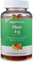 Temeller Fiber Gummies for Digestive Health and Regularity, Orange, Lemon & Strawberry Flavors, 90 Count, Pack of 1 (Öncekily Solimo)