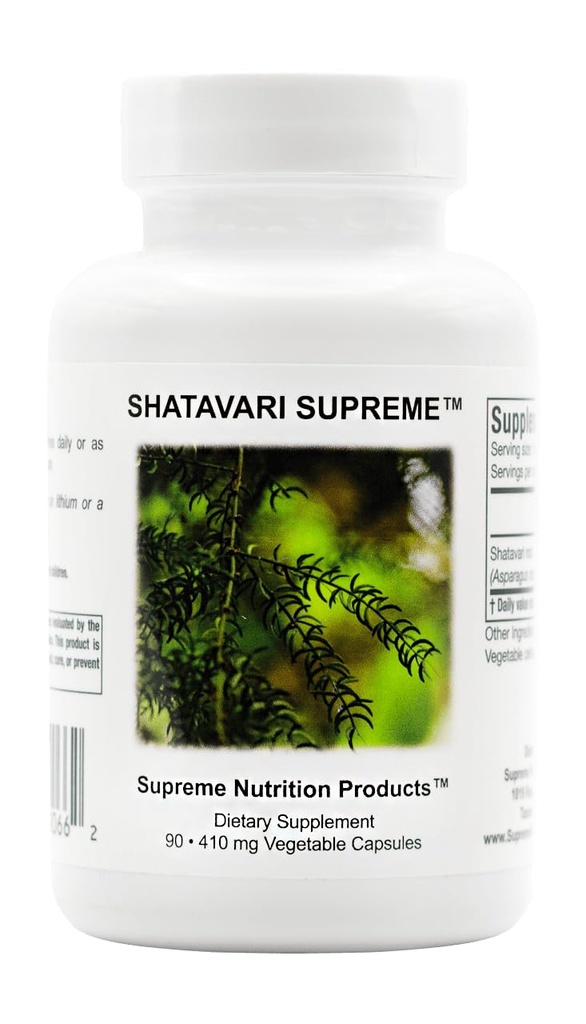Supreme Nutrition Shatavari Supreme, 90 Pure Shatavari Root Vegetarian Κάψουλες