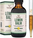 Çift Wood Supplements Organic Lemon Balm Tincture - Digestion & Relaxation 590 mg - 2FL OZ, 120 Hizmet (Better Absorbed Than Capsules, Great for Lemon Balm Tea)