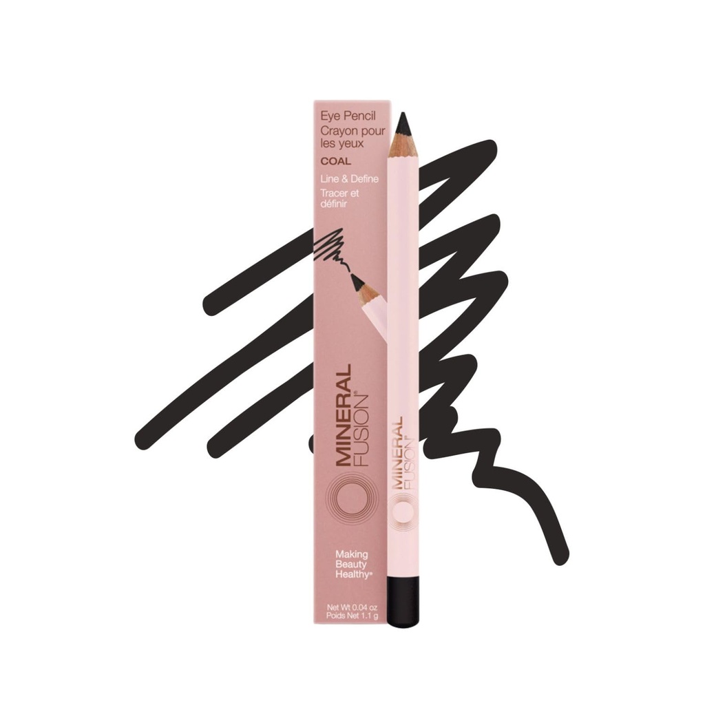 Mineral Fusion Eye Kalem, Soothing Chamomile, Meadowfoam & Vitamin E, Velvety Smooth, Hipoallergenik Göz Makyajı Line & Define, Long-Lasting Eyeliner Kalem, 0.04 Oz