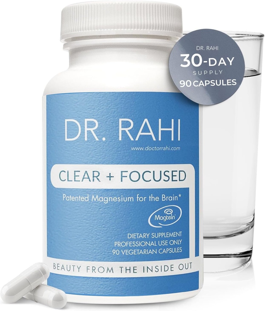 Magnezyum L-Threonate Capsules - USA 90 Capsules - Patentli Beyin Desteği, Hafıza ve Odaklı - Yetişkinler için Ahlaksız Magnezyum Tamamı - Dr. Rahibe tarafından açık ve Focus