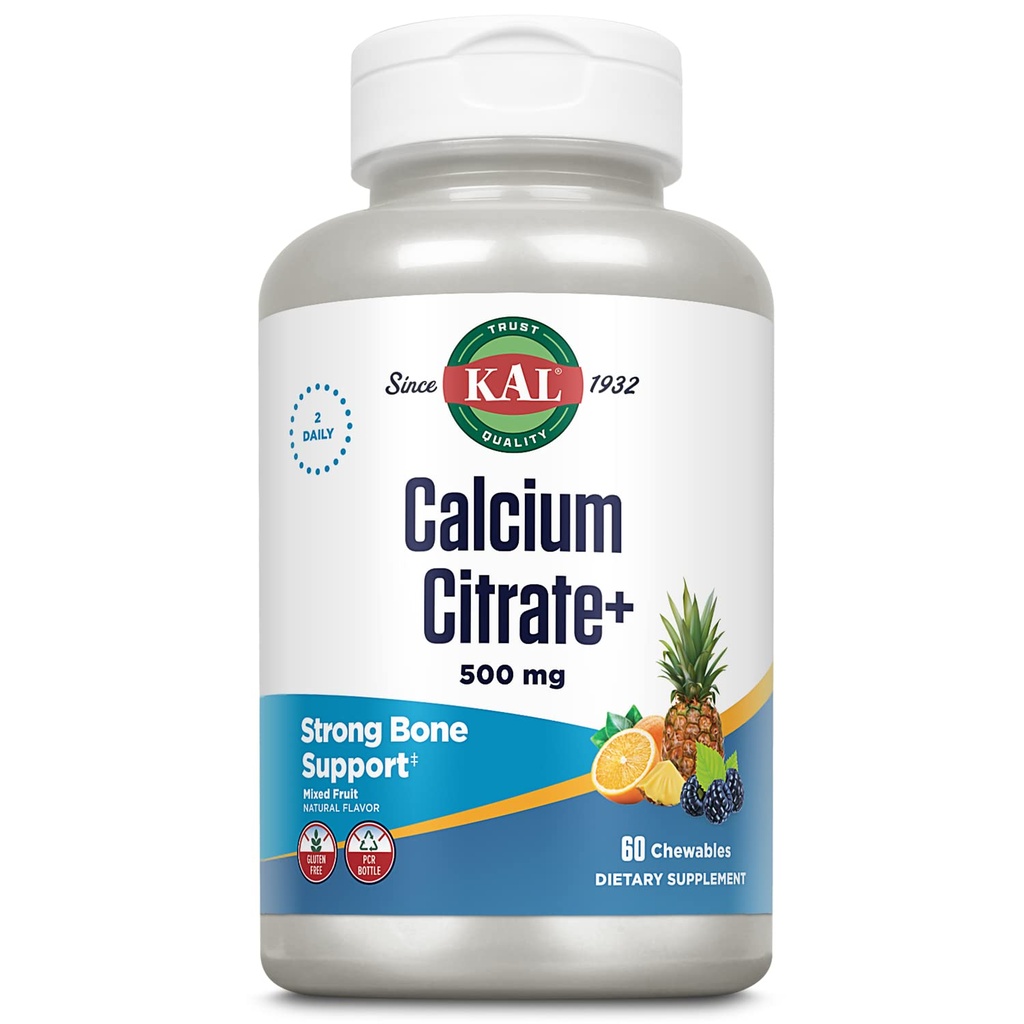 KALuba Citrate Chewable Karma Meyve Supplement, 60 Kont