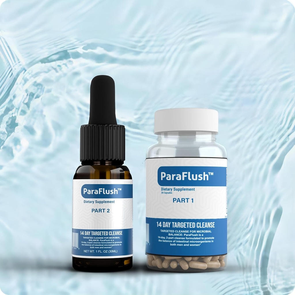 ParaflushTM Cleanse: The Ultimate 14-Day Gut Detox & Parasite Purge for Vitality and Wellness