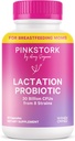 Pink Stork Lactation Probiyotik - 30 Milyar CFUs Multi Strain Postnatal Probiyotiks for Emziring Women - Support Mother Milk & Gut Health, Postpartum Essentials, 30 Capsules