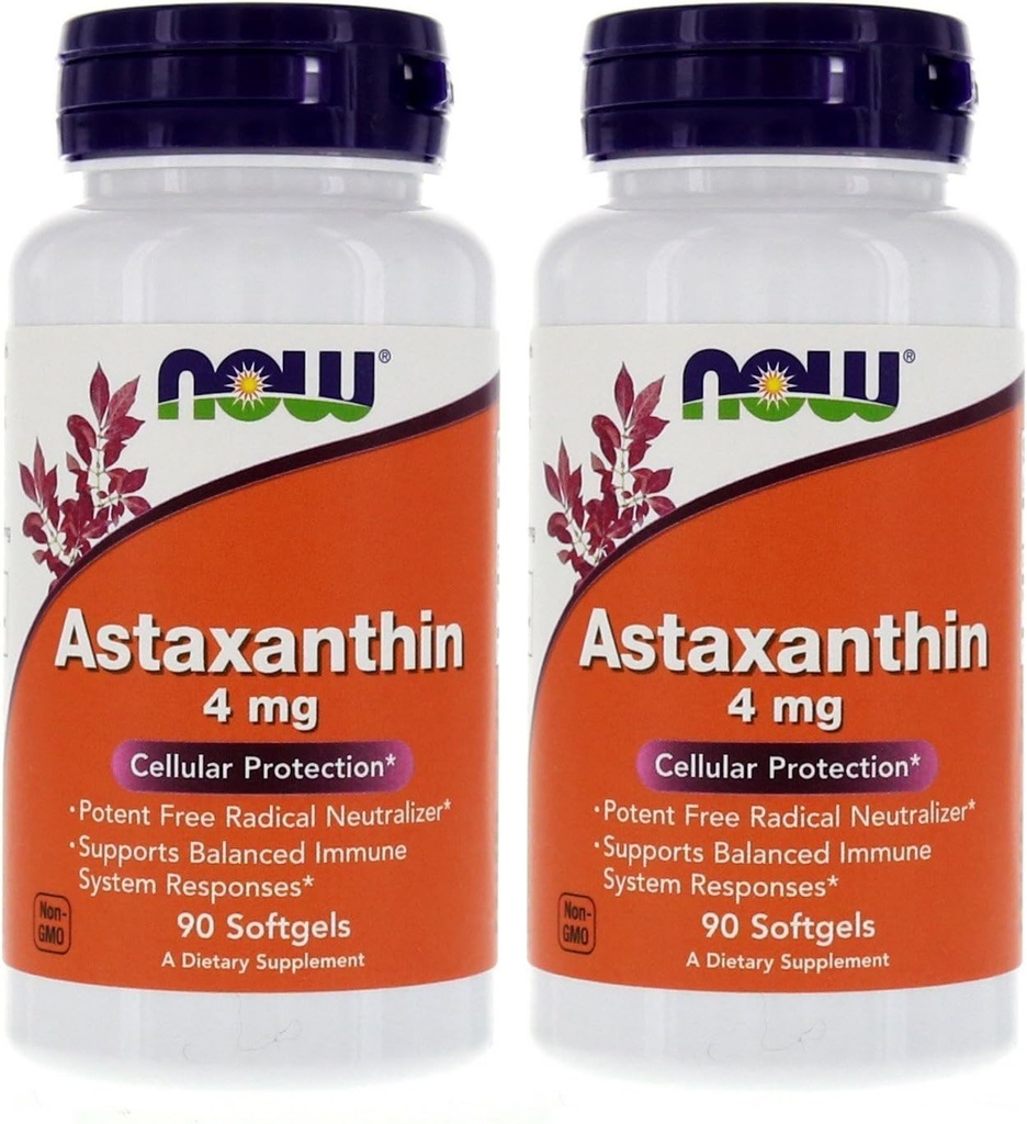 Astaxanthin 4 mg 90 Softgels (Cellular Koruma) (Pack of 2)