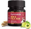 Nutranix TNA Iron Folic Acid Supplement | Ayurvedic Blood Builder for Hemoglobin Lost in Periods | Rich in Calcium, B9, B12, Vitamin C from Amla | Helps in Anemia, Pregnancy | 1 Bottle, 60 Tablets