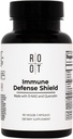 Root Wellness Immune Support Supplement with Vitamin D C K2, Quercetin ve Trace Minerals from Great Salt Lake, Digestive Enzymes NAD Supplement for Yetişkinler, 60 Capsules