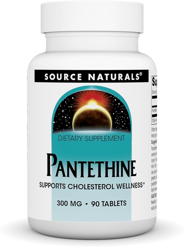 Source Naturals Pantethine 300 mg - 90 Tablet