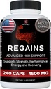 HGH Erkekler ve Kadınlar için Tamamlar - Erkekler için Doğal Erkek Yaş Toplama ve İnsan Büyüme Hormonu, Erkekler için Kas Kurtarma Post Workout Supplement, 240 Protein Pills