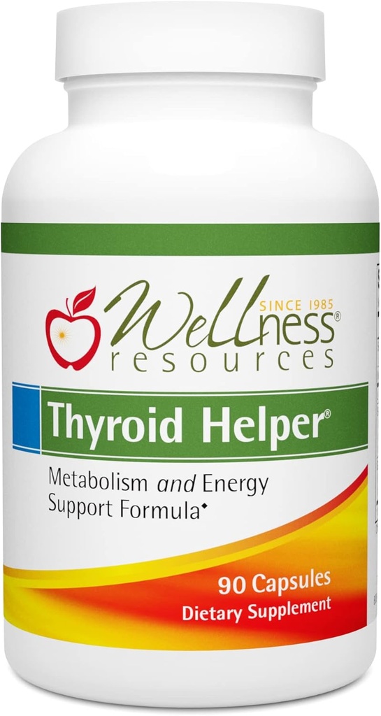 Tiroid Yardımcı - Metabolism & Enerji için Doğal Tamam (90 Capsules)